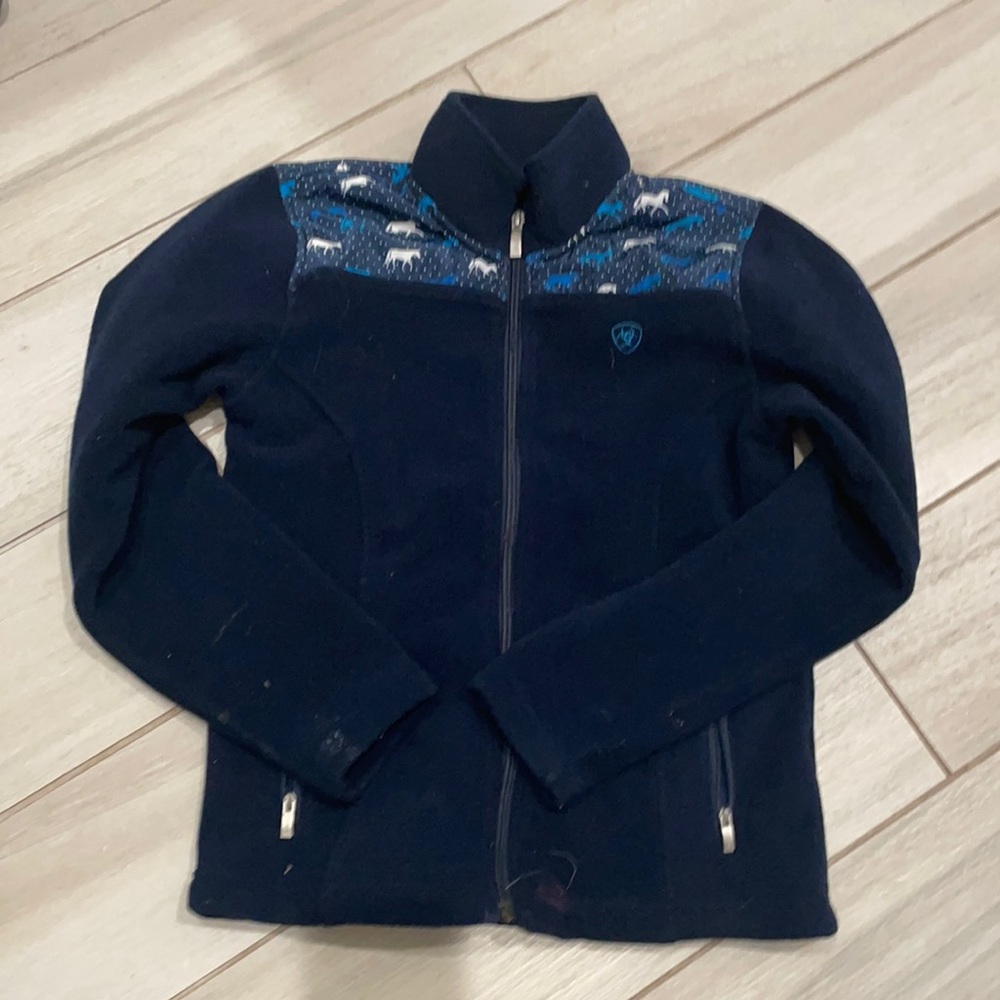 Girls Ariat fleece zip up